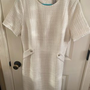 White tweed dress never worn